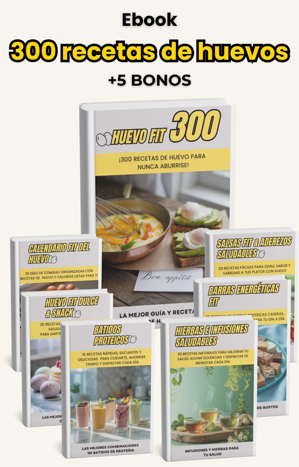 Huevofit 300 recetas de huevo para nunca aburrite