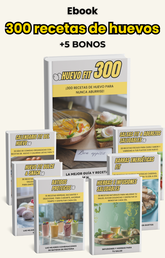 Huevofit 300 recetas de huevo para nunca aburrite